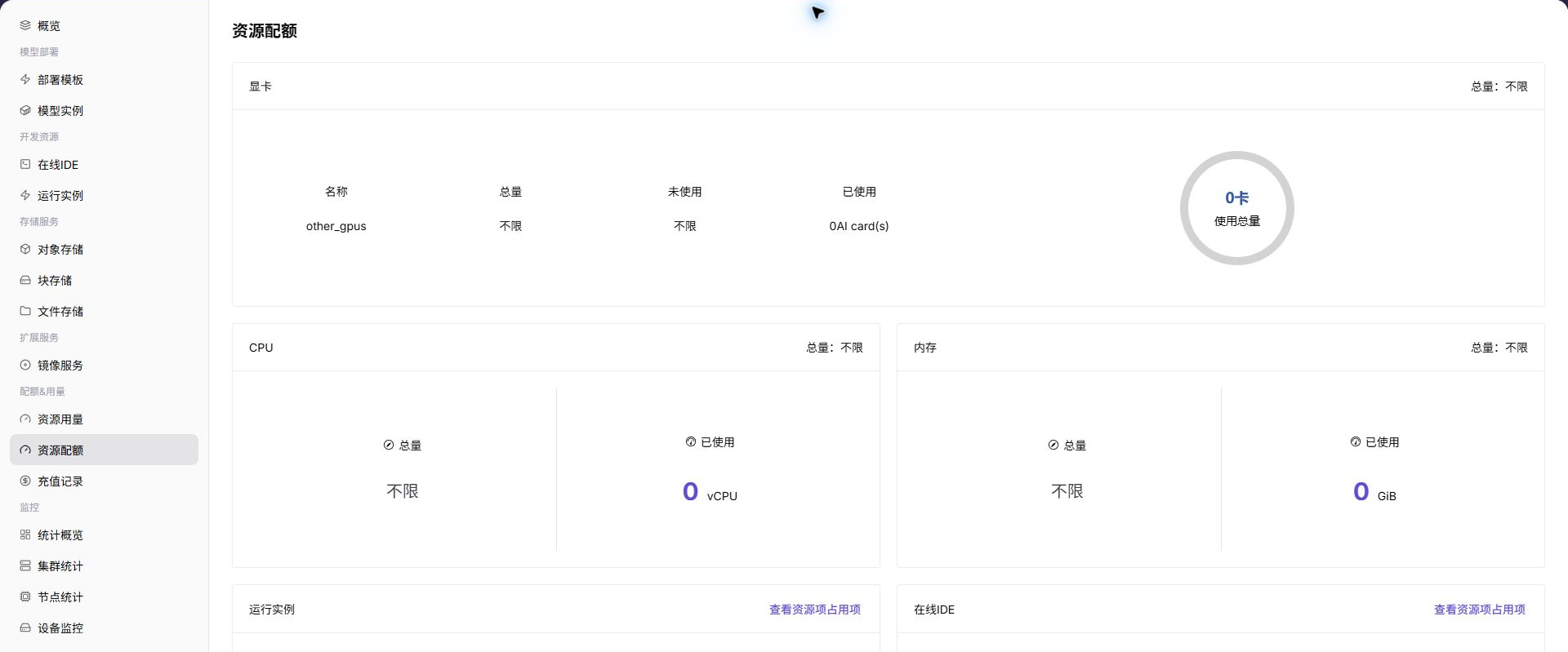 资源配额
